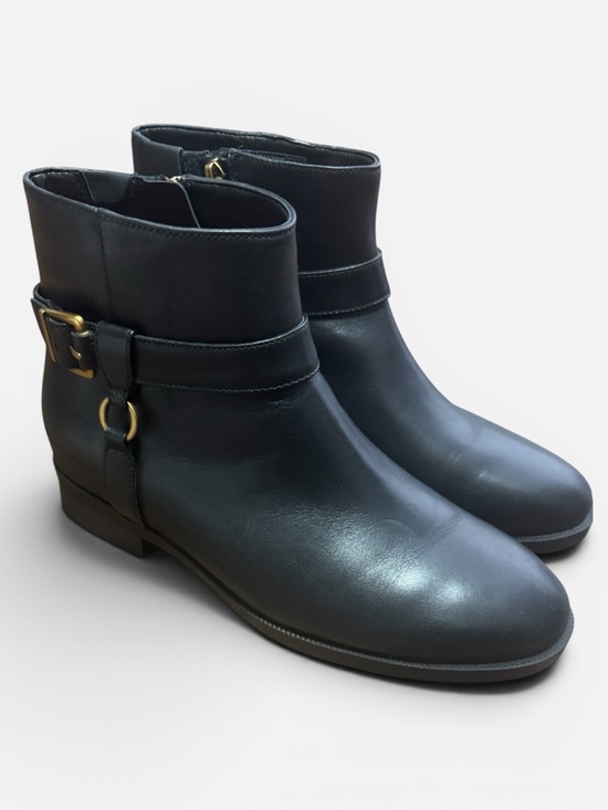 Vionic Shoes - Vionic Rhiannon Black Leather Women's Ankle Boot Sz. 9.5
